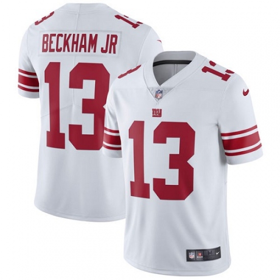 Youth Nike New York Giants 13 Odell Beckham Jr White Vapor Untouchable Limited Player NFL Jersey