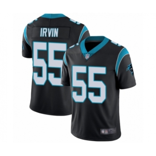 Men's Carolina Panthers 55 Bruce Irvin Black Team Color Vapor Untouchable Limited Player Football Jersey