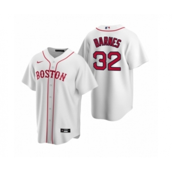 Men's Boston Red Sox 32 Matt Barnes Nike White Replica Alternate Jersey