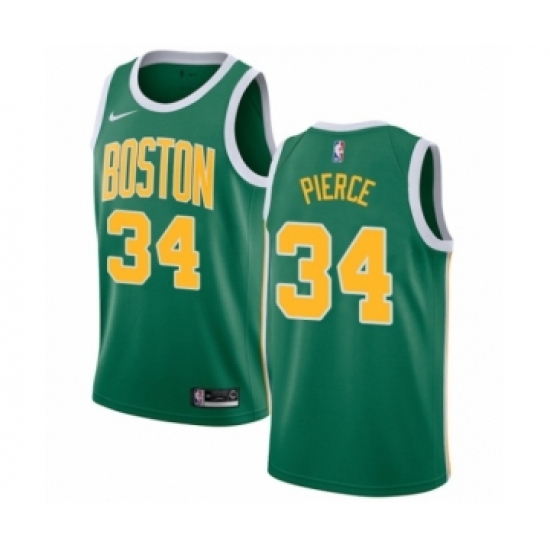 Youth Nike Boston Celtics 34 Paul Pierce Green Swingman Jersey - Earned Edition
