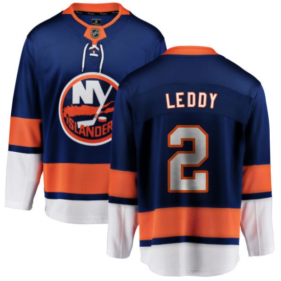 Youth New York Islanders 2 Nick Leddy Fanatics Branded Royal Blue Home Breakaway NHL Jersey