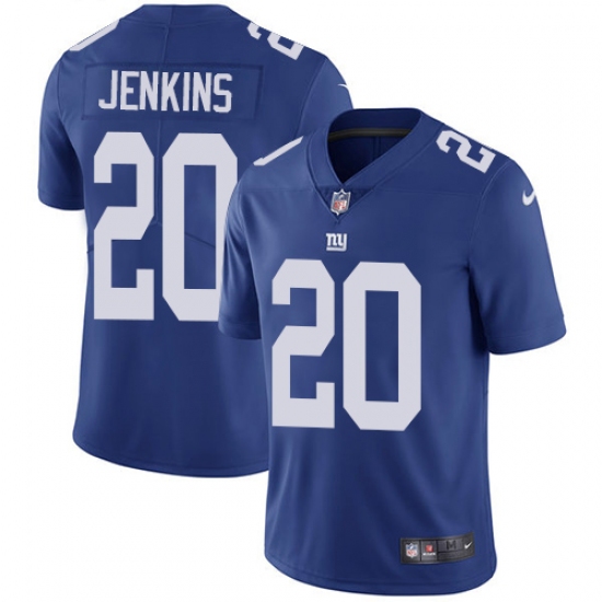 Men's Nike New York Giants 20 Janoris Jenkins Royal Blue Team Color Vapor Untouchable Limited Player NFL Jersey