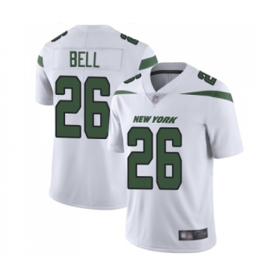 Men's New York Jets 26 Le Veon Bell White Vapor Untouchable Limited Player Football Jersey