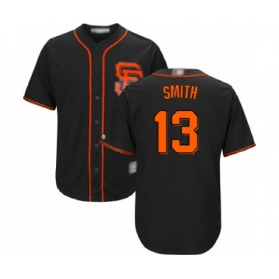 Youth San Francisco Giants 13 Will Smith Authentic Black Alternate Cool Base Baseball Jersey