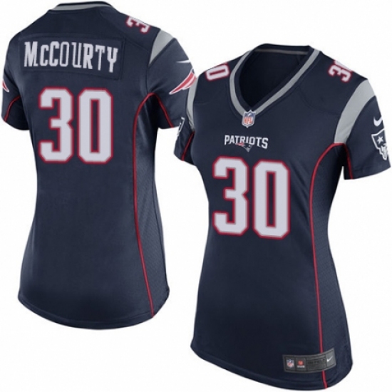 Women's Nike New England Patriots 30 Jason McCourty Game Navy Blue Team Color NFL Jersey