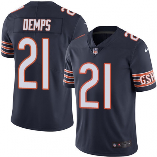 Youth Nike Chicago Bears 21 Quintin Demps Navy Blue Team Color Vapor Untouchable Limited Player NFL Jersey