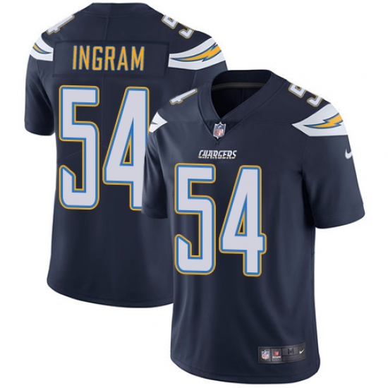 Youth Nike Los Angeles Chargers 54 Melvin Ingram Navy Blue Team Color Vapor Untouchable Limited Player NFL Jersey