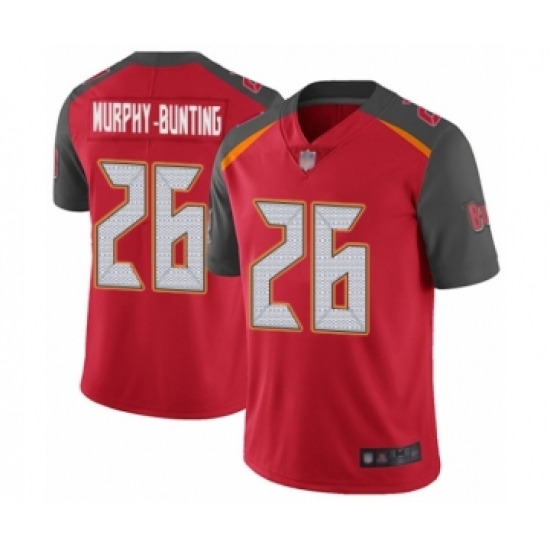 Men's Tampa Bay Buccaneers 26 Sean Murphy-Bunting Red Team Color Vapor Untouchable Limited Player Football Jersey