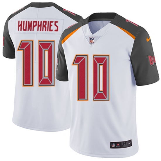 Men's Nike Tampa Bay Buccaneers 10 Adam Humphries White Vapor Untouchable Limited Player NFL Jersey