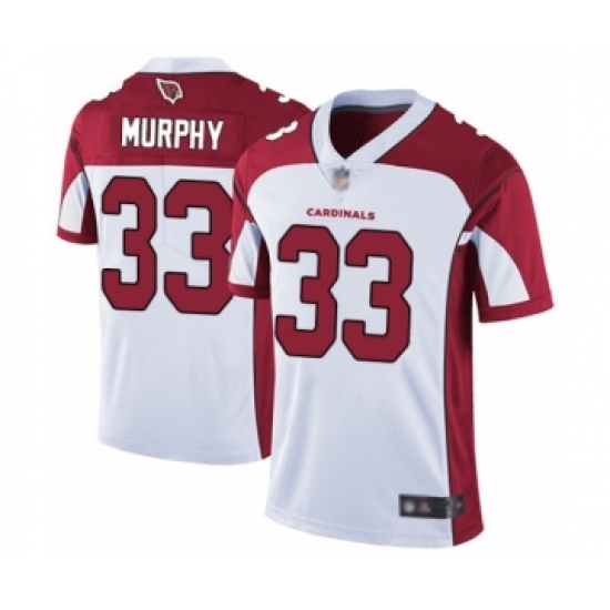 Men's Arizona Cardinals 33 Byron Murphy White Vapor Untouchable Limited Player Football Jersey