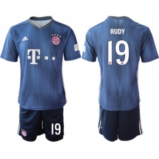 Bayern Munchen 19 Rudy Third Soccer Club Jersey