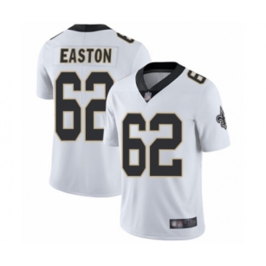 Men's New Orleans Saints 62 Nick Easton White Vapor Untouchable Limited Player Football Jersey