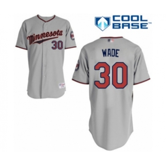 Men's Minnesota Twins 30 LaMonte Wade Authentic Grey Road Cool Base Baseball Player Jersey