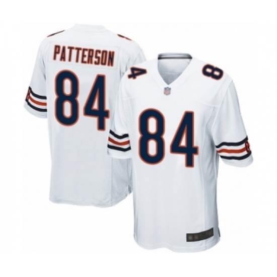Men's Chicago Bears 84 Cordarrelle Patterson Game White Football Jersey