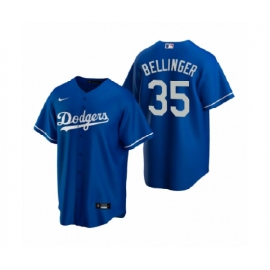 Men's Los Angeles Dodgers 35 Cody Bellinger Nike Royal Replica Alternate Jersey