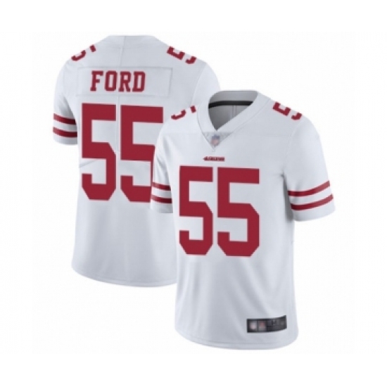 Men's San Francisco 49ers 55 Dee Ford White Vapor Untouchable Limited Player Football Jersey