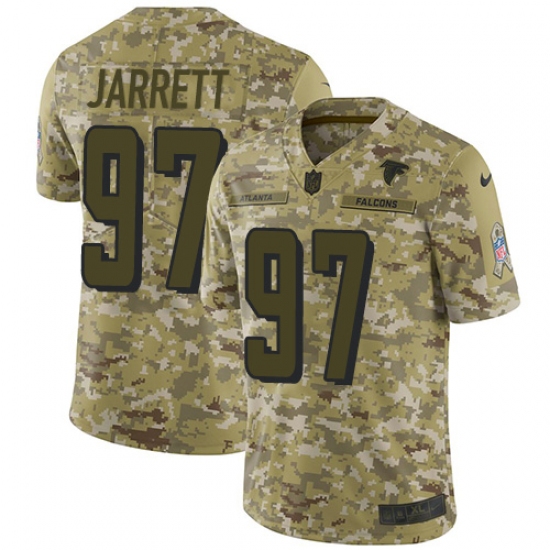 Youth Nike Atlanta Falcons 97 Grady Jarrett Limited Camo 2018 Salute to Service NFL Jersey