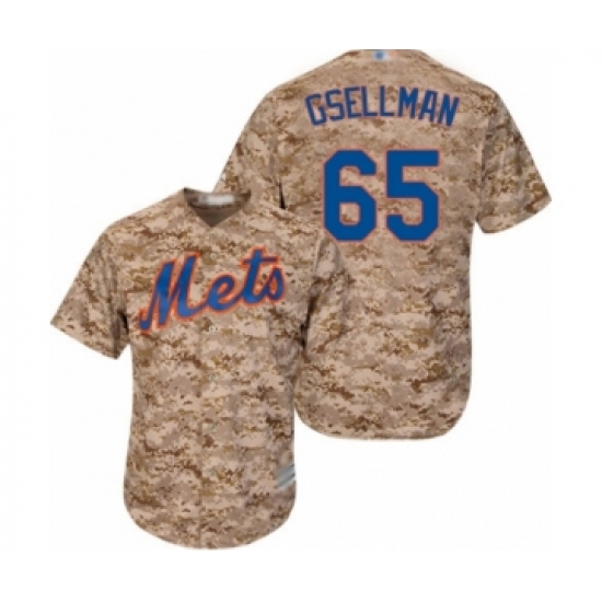 Women's New York Mets 63 Robert Gsellman Authentic Camo Alternate Cool Base Baseball Player Jersey