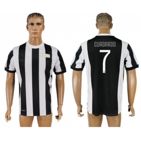 Juventus 7 Cuadrado 120th Anniversary Soccer Club Jersey