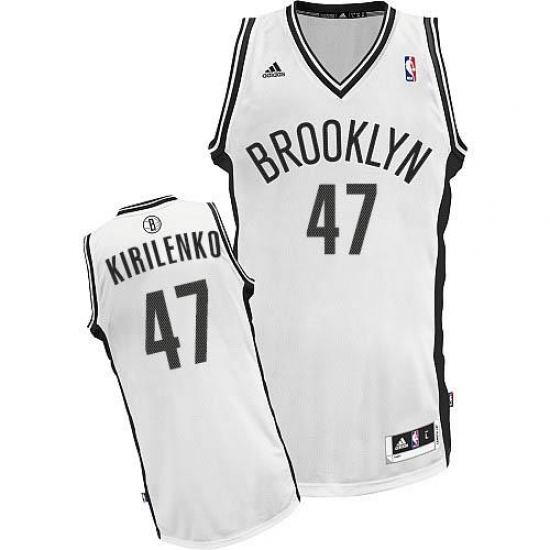 Revolution 30 Nets 47 Andrei Kirilenko White Home Stitched NBA Jersey