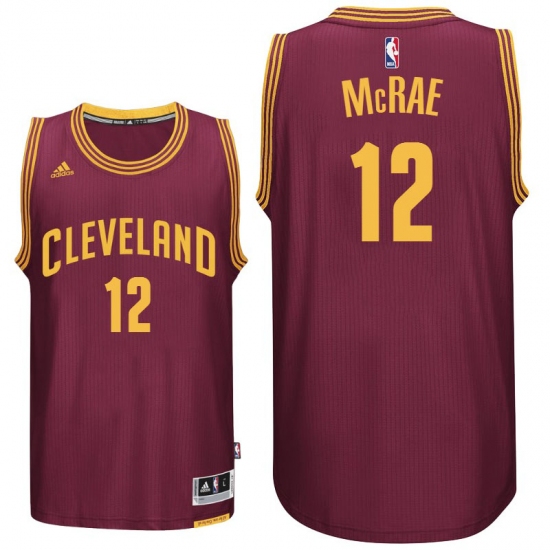 Cleveland Cavaliers 12 Jordan McRae New Swingman Road Wine Jersey