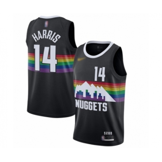 Women's Denver Nuggets 14 Gary Harris Swingman Black Basketball Jersey - 2019 20 City Edition