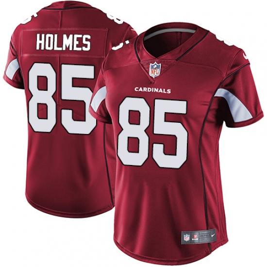 Women Nike Arizona Cardinals 85 Gabe Holmes Red Team Color Vapor Untouchable Limited Player NFL Jersey