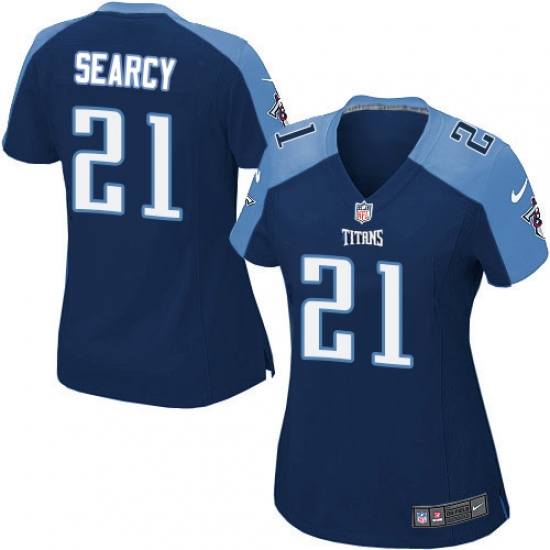 Women's Nike Tennessee Titans 21 Da'Norris Searcy Game Navy Blue Alternate NFL Jersey