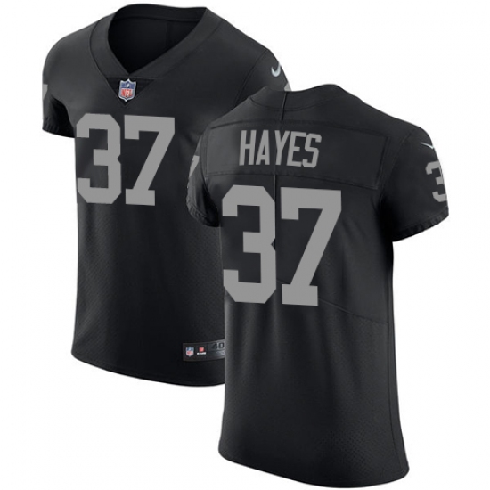 Men's Nike Oakland Raiders 37 Lester Hayes Black Team Color Vapor Untouchable Elite Player NFL Jersey