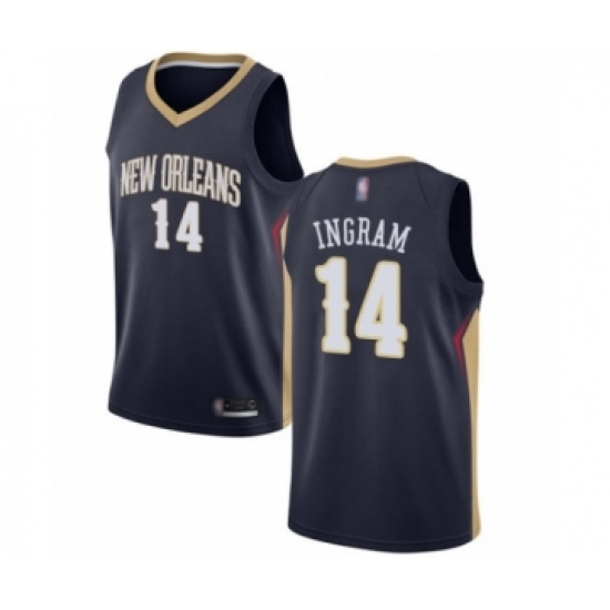Youth New Orleans Pelicans 14 Brandon Ingram Swingman Navy Blue Basketball Jersey - Icon Edition