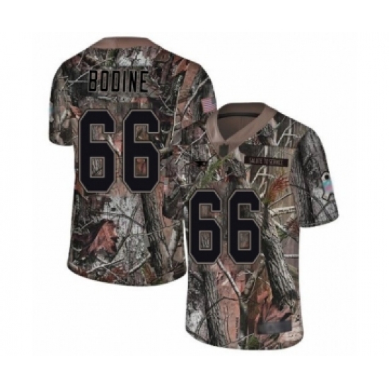 Youth New England Patriots 66 Russell Bodine Camo Rush Realtree Limited Football Jersey