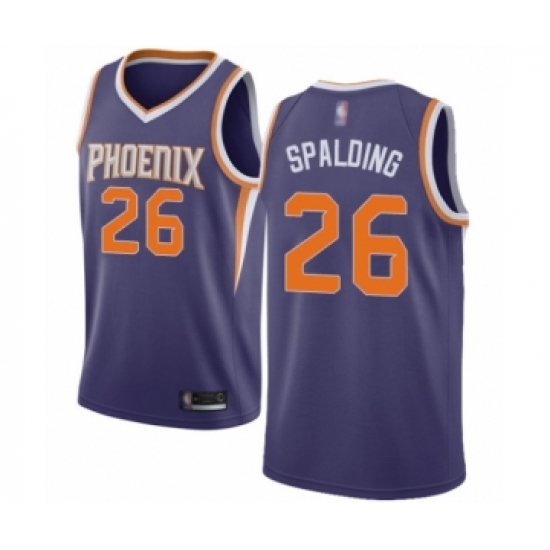 Youth Phoenix Suns 26 Ray Spalding Swingman Purple Basketball Jersey - Icon Edition