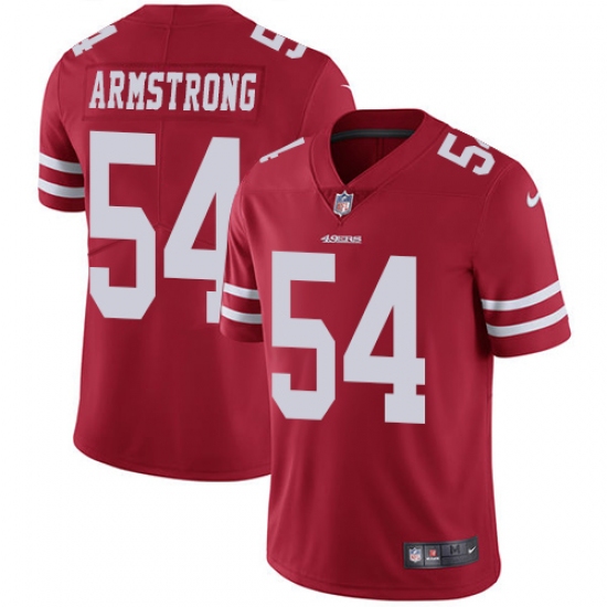 Men's Nike San Francisco 49ers 54 Ray-Ray Armstrong Red Team Color Vapor Untouchable Limited Player NFL Jersey