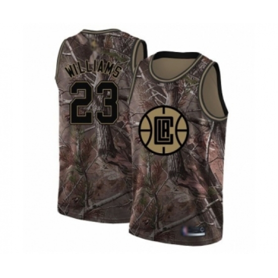 Youth Los Angeles Clippers 23 Lou Williams Swingman Camo Realtree Collection Basketball Jersey