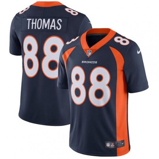 Youth Nike Denver Broncos 88 Demaryius Thomas Navy Blue Alternate Vapor Untouchable Limited Player NFL Jersey