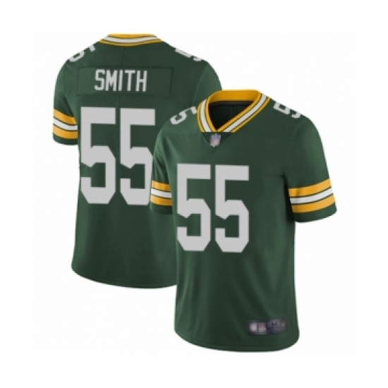 Men's Green Bay Packers 55 Za'Darius Smith Green Team Color Vapor Untouchable Limited Player Football Jersey