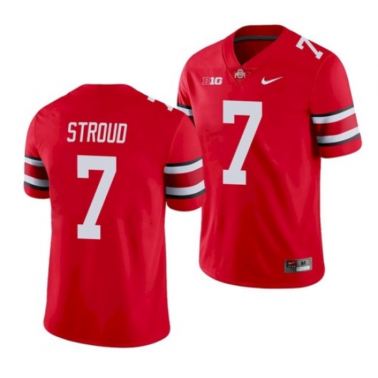 Ohio State Buckeyes 7 C.J. Stroud Red Scarlet 2021 College Football Jersey