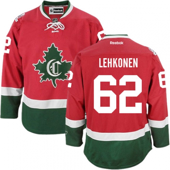 Men's Reebok Montreal Canadiens 62 Artturi Lehkonen Authentic Red New CD NHL Jersey