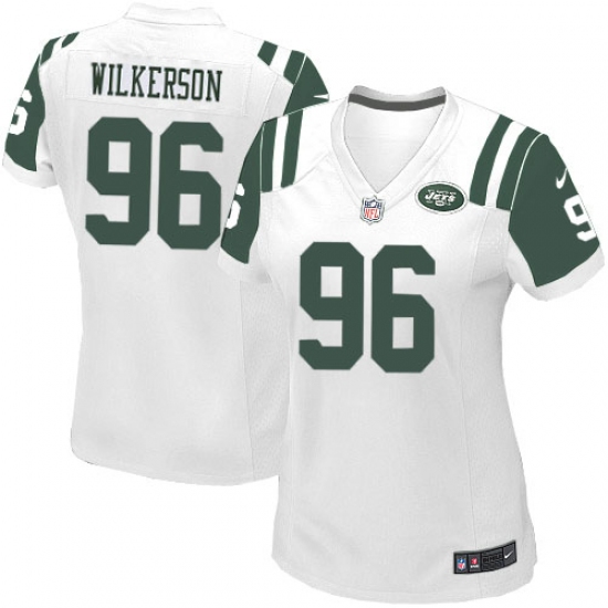 Women's Nike New York Jets 96 Muhammad Wilkerson Game White NFL Jersey