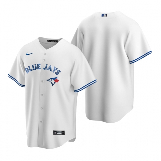 Men's Nike Toronto Blue Jays Blank White Home Stitched Baseball Jersey
