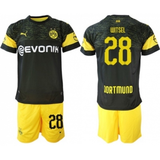 Dortmund 28 Witsel Away Soccer Club Jersey
