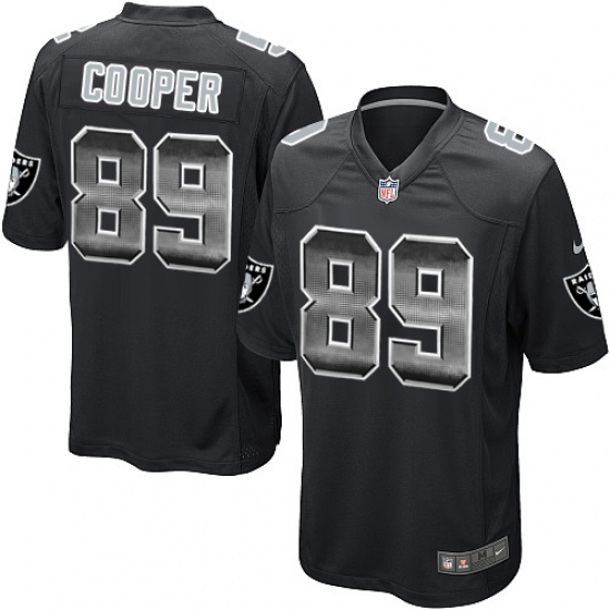 Youth Nike Oakland Raiders 89 Amari Cooper Limited Black Strobe NFL Jersey