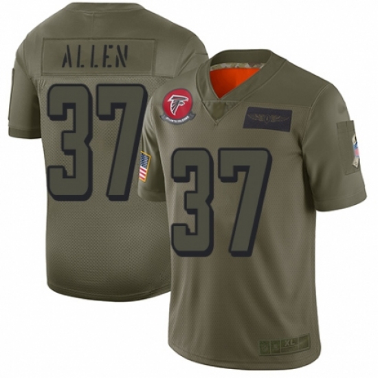 Women's Atlanta Falcons 37 Ricardo Allen Limited Camo 2019 Salute to Service Football Jersey