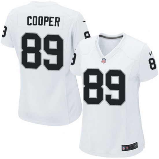 Women's Nike Oakland Raiders 89 Amari Cooper Game White NFL Jersey