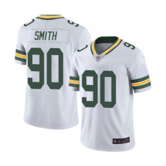 Youth Green Bay Packers 90 Za'Darius Smith White Vapor Untouchable Limited Player Football Jersey