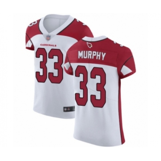 Men's Arizona Cardinals 33 Byron Murphy White Vapor Untouchable Elite Player Football Jersey