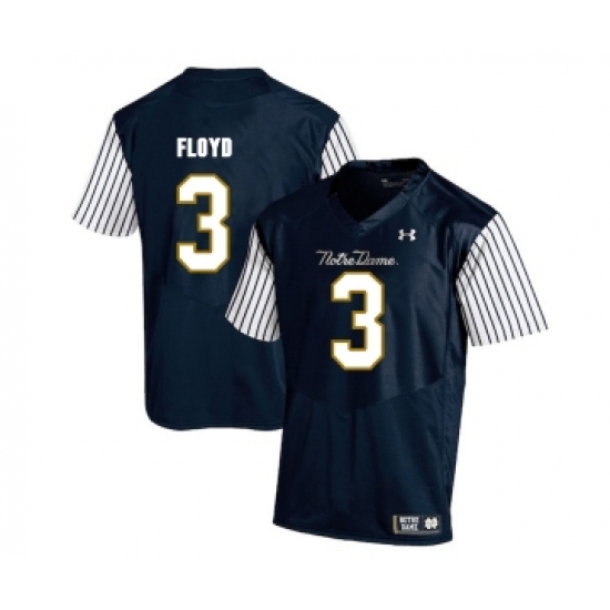 Notre Dame Fighting Irish 5 Manti Te'o Navy College Football Jersey