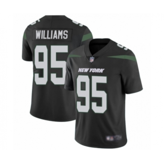 Youth New York Jets 95 Quinnen Williams Limited Navy Blue Alternate Football Jersey