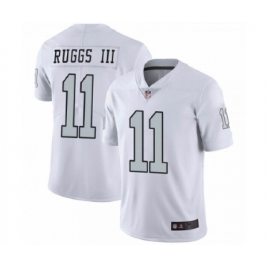 Women's Oakland Raiders 11 Henry Ruggs III Las Vegas Limited White Color Rush Jersey