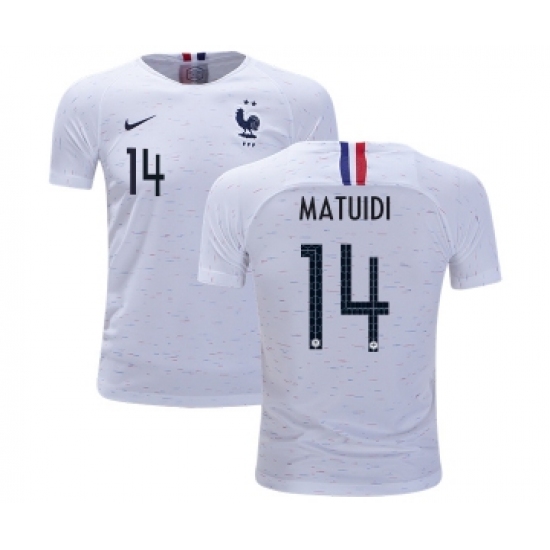 France 14 Matuidi Away Kid Soccer Country Jersey